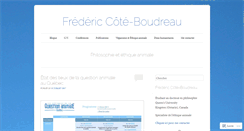 Desktop Screenshot of coteboudreau.com